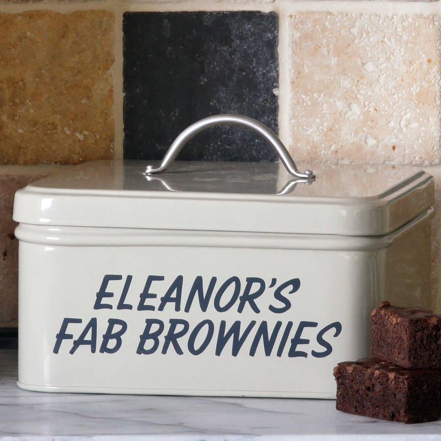 Personalised Square Cake Tin By Jonny's Sister