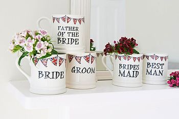 Set Of Eight Wedding Party Mugs, 7 of 7