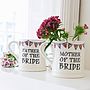 Set Of Eight Wedding Party Mugs, thumbnail 2 of 7