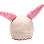 Bunny Hat Or Set With Booties, thumbnail 1 of 4