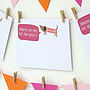 12 Personalised Pink Dog Thank You Cards, thumbnail 1 of 2