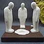 Three Men And A Plughole Sculpture, thumbnail 1 of 6