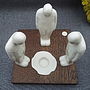 Three Men And A Plughole Sculpture, thumbnail 2 of 6