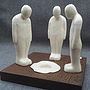 Three Men And A Plughole Sculpture, thumbnail 3 of 6