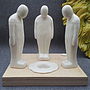 Three Men And A Plughole Sculpture, thumbnail 4 of 6