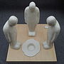 Three Men And A Plughole Sculpture, thumbnail 6 of 6