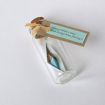 Tiny Personalised Paper Ship In A Bottle, 4 of 10