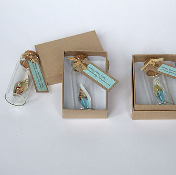 Tiny Personalised Paper Ship In A Bottle, 9 of 10