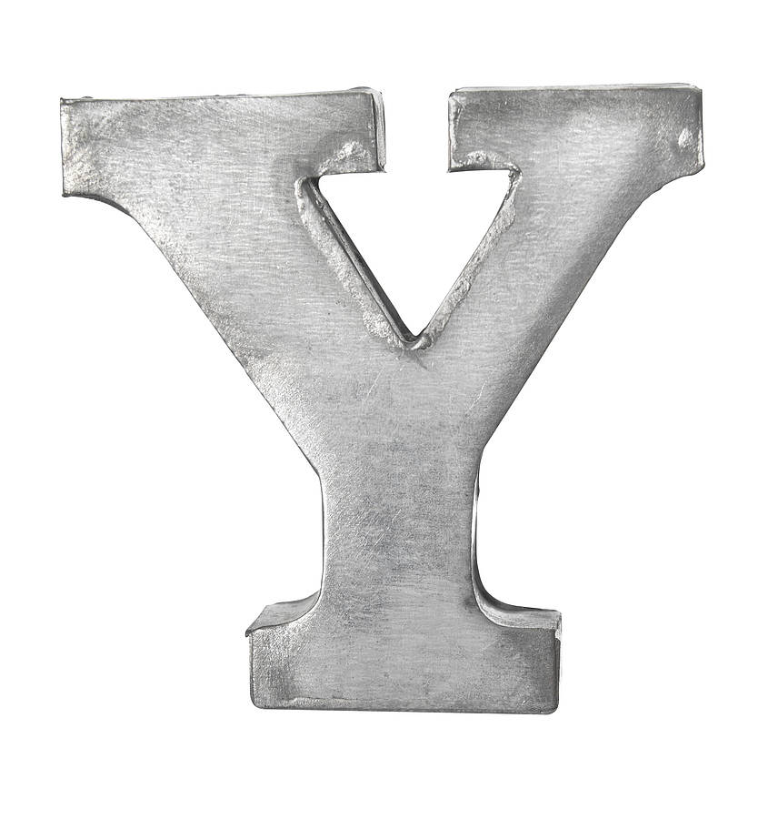 zinc letters by horsfall & wright | notonthehighstreet.com