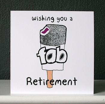 'Fab Retirement' Card, 4 of 5