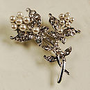 Entwined Flower Brooch By Highland Angel | Notonthehighstreet.com