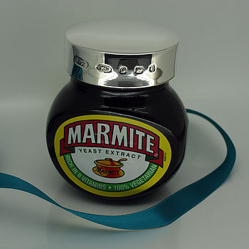 Personalised 125g Silver Marmite Lid, 3 of 9
