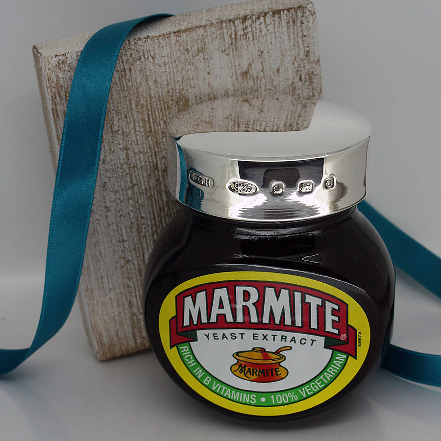 Personalised 125g Silver Marmite Lid, 1 of 9