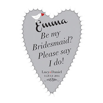 Personalised Bridemaid Wine Labels, 5 of 7
