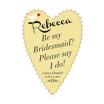 Personalised Bridemaid Wine Labels, 3 of 7