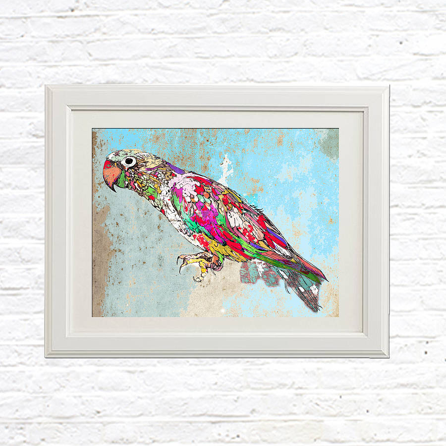 The Tropical Parrot Limited Edition Signed Print, 1 of 2