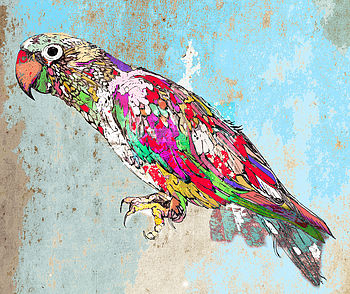 The Tropical Parrot Limited Edition Signed Print, 2 of 2