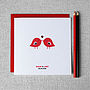 Personalised 'Love Birds' Anniversary Card, thumbnail 1 of 4
