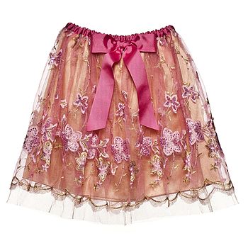Pink Embroidered Tutu Skirt, 3 of 5