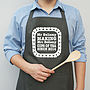 Personalised Love Heart Apron, thumbnail 1 of 5
