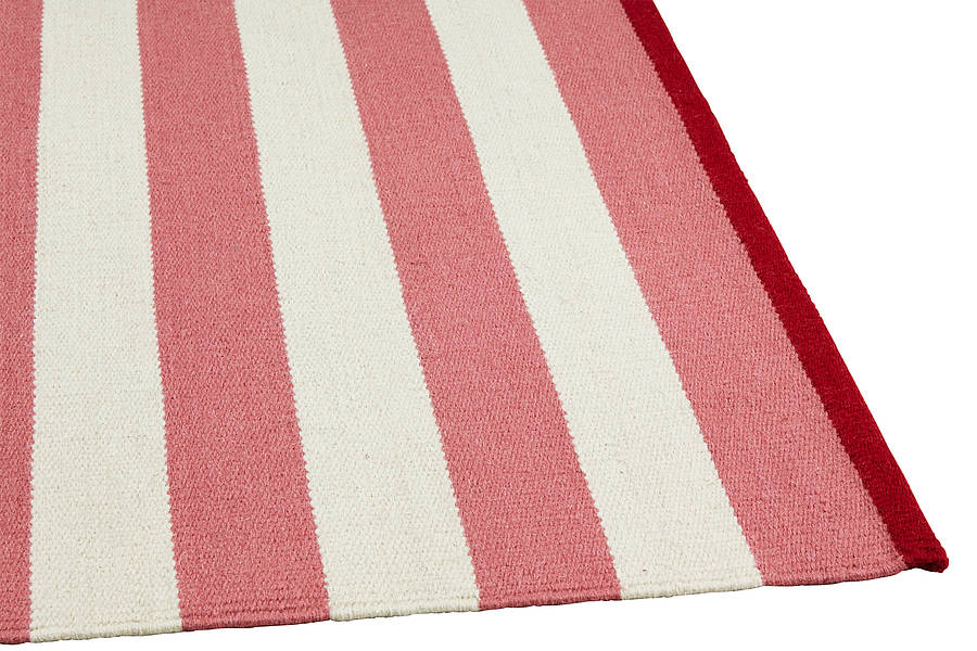 Striped Circus Stripe Children's Wool Rugs By Nubie Modern Kids