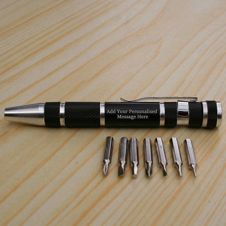 Personalised Multi Tool Screwdriver Set By