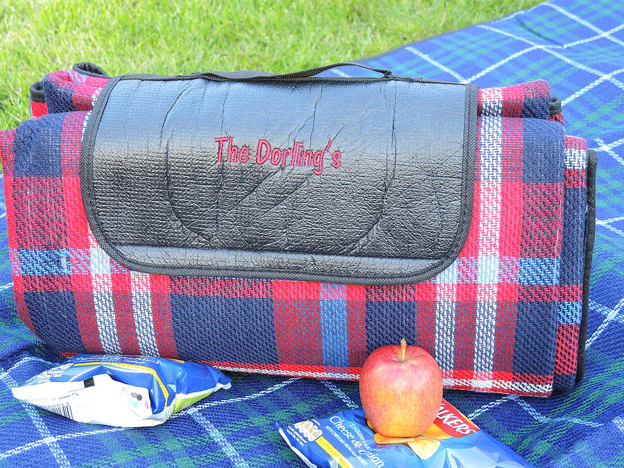 Personalised Large Picnic Blanket By Solesmith