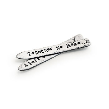 Personalised Silver Collar Stiffeners, 3 of 6