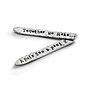 Personalised Silver Collar Stiffeners, thumbnail 2 of 6