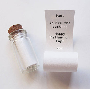 Dad's Personalised Letter In A Bottle, 2 of 4