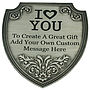 Personalised 'I Love You' Pewter Red Wine, thumbnail 2 of 4
