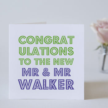 Personalised Wedding Day Card, 2 of 4