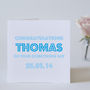 Personalised Christening Day Card, thumbnail 2 of 4