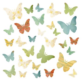 Patterned Butterfly Wall Stickers, 2 of 2