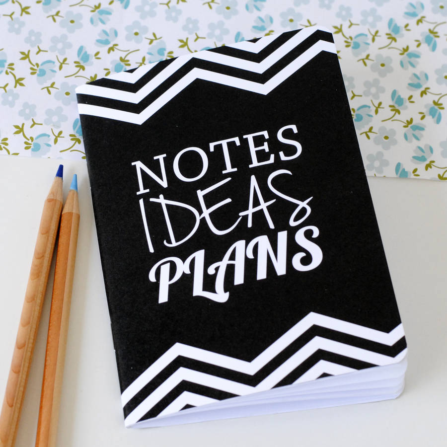 Notes, Ideas And Plans Pocket Notebook By the green gables