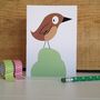 Bird On Hill, Not Over The Hill, Birthday Card, thumbnail 1 of 4
