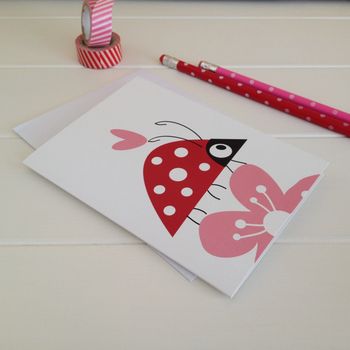 Ladybird Birthday And Valentines Card, 2 of 5