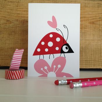 Ladybird Birthday And Valentines Card, 3 of 5