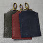 Navy Golf Gift Leather Personalised Tee Holder, thumbnail 2 of 6