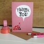 Children's Ladybird 'Thank You' Card, thumbnail 1 of 4