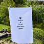 Personalised 'Anniversary' Tea Towel, thumbnail 3 of 3