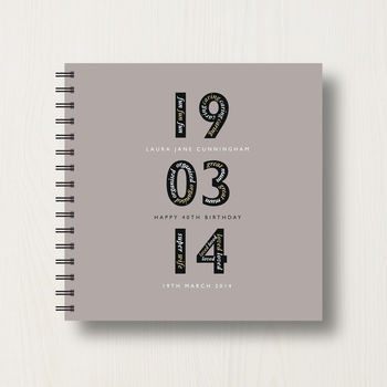 Personalised Landmark Date Memories Album, 10 of 12