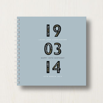 Personalised Landmark Date Memories Album, 12 of 12