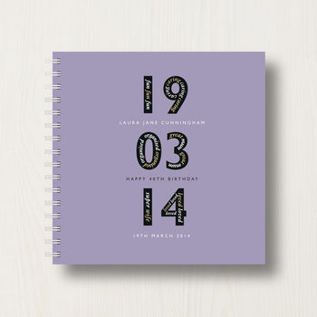 Personalised Landmark Date Memories Album, 11 of 12