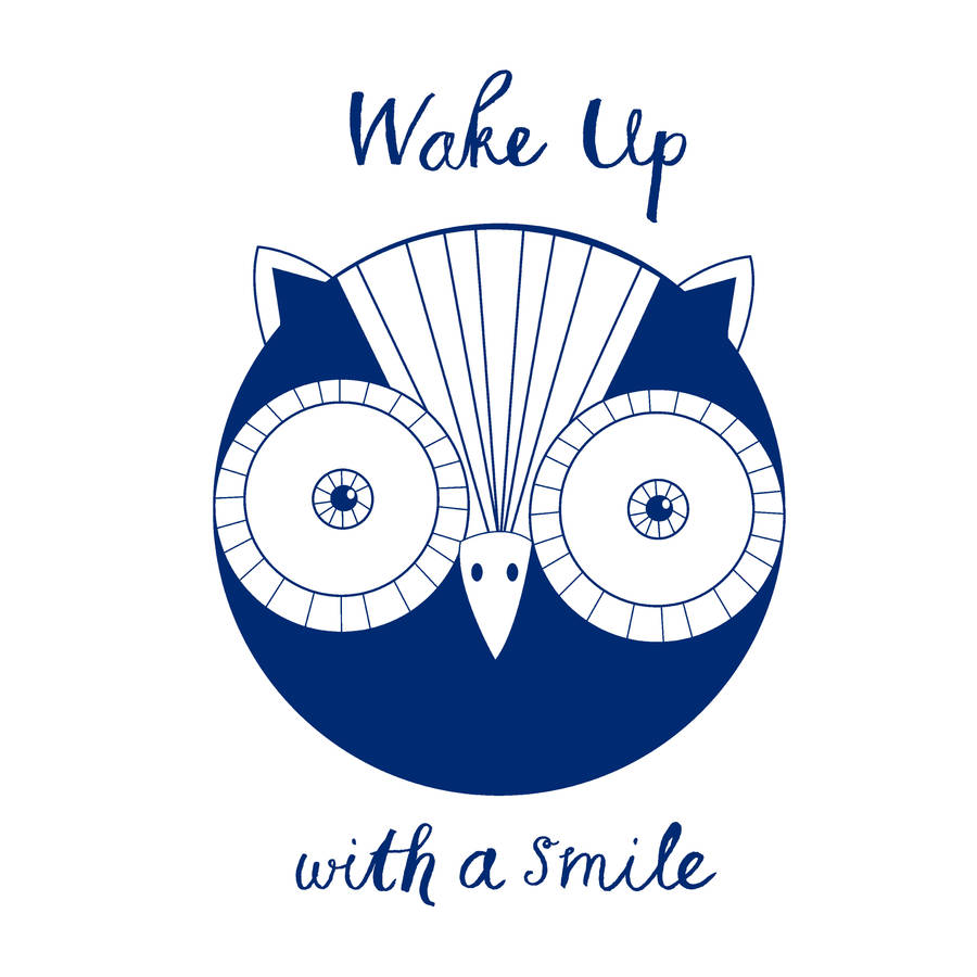 'wake up with a smile' pillowcase by karin Åkesson design ...