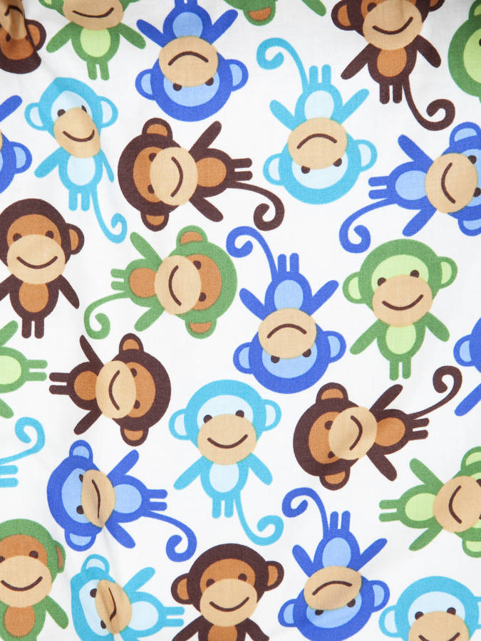 Cheeky Monkeys Baby Blanket By Betty Bramble | notonthehighstreet.com