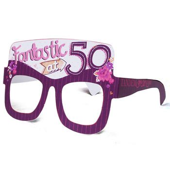 50th Birthday Card Glasses For Her, 3 of 6