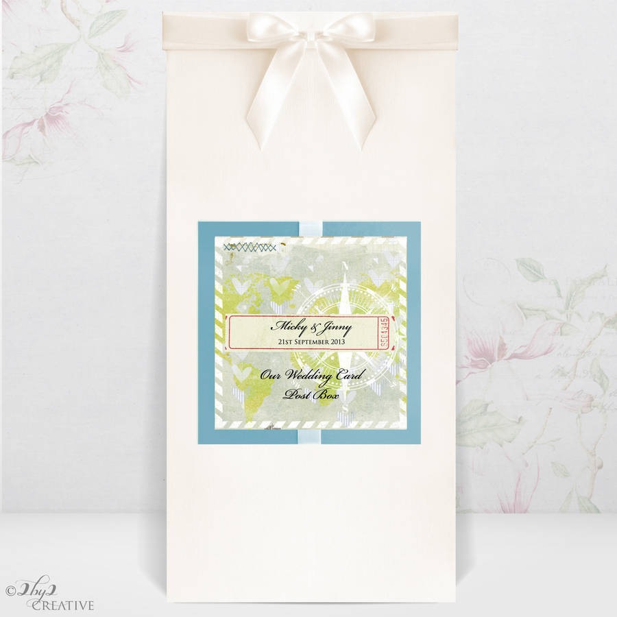 personalised-wedding-post-box-travel-theme-by-natalie-ryan-design