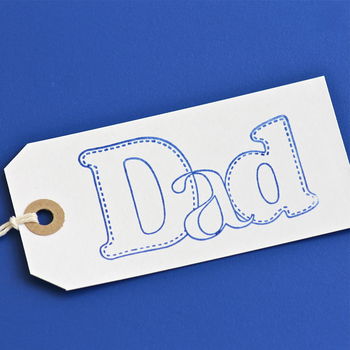 Dad / Mum Gift Tag ~ Large, 2 of 5