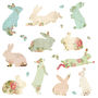Fabric Rabbit Wall Stickers, thumbnail 2 of 2